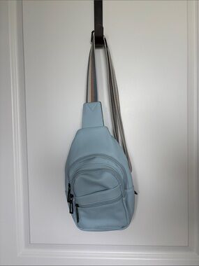 Light Blue Crossbody Sling Bag
